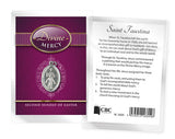 Divine Mercy Leaflet with Oxidised Medal