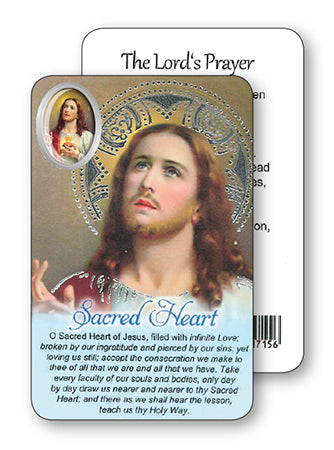 Sacred Heart of Jesus Prayer Card