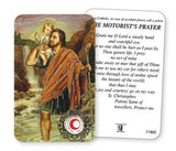 Saint Christopher Relic Prayer Card