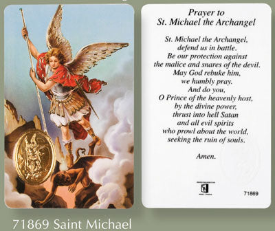 Prayer Card - Saint Michael
