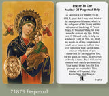 Prayer Card - Perpetual Help