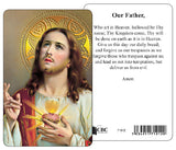 Prayer Card - The Our Father - Sacred Heart