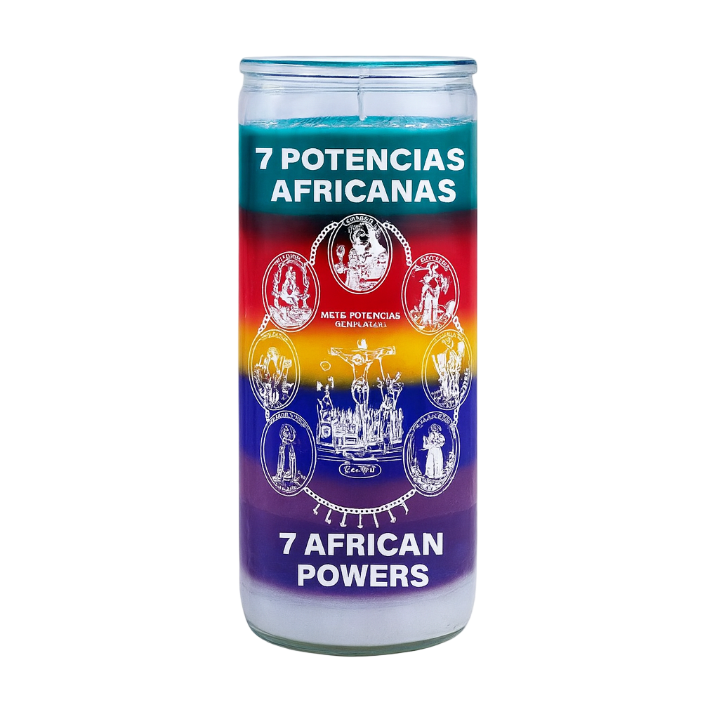 7 African Powers 14 Day Candle