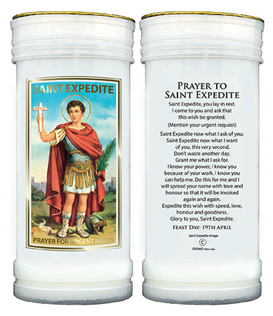 Saint Expedite Pillar Candle