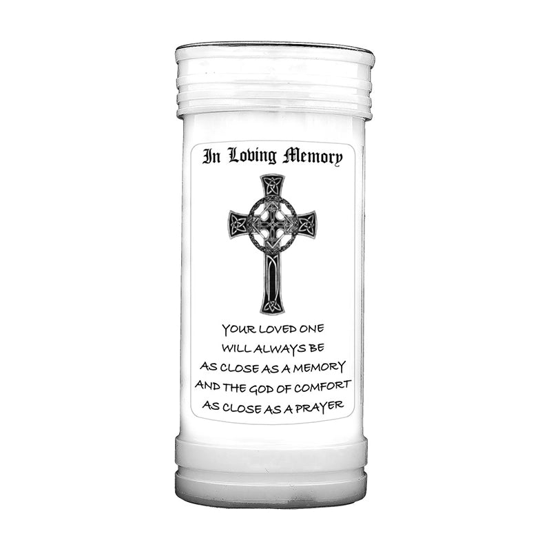 In Loving Memory Pillar Candle