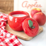 Apple Ceramic Candle Pot