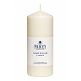 Price’s 6 inch ivory pillar candle