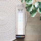 White Chakra Balancing Taper Dinner Candles – Set of 3