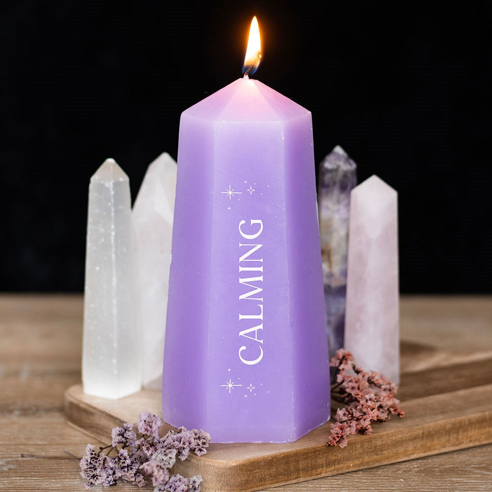 Calming Crystal Candle - Amethyst