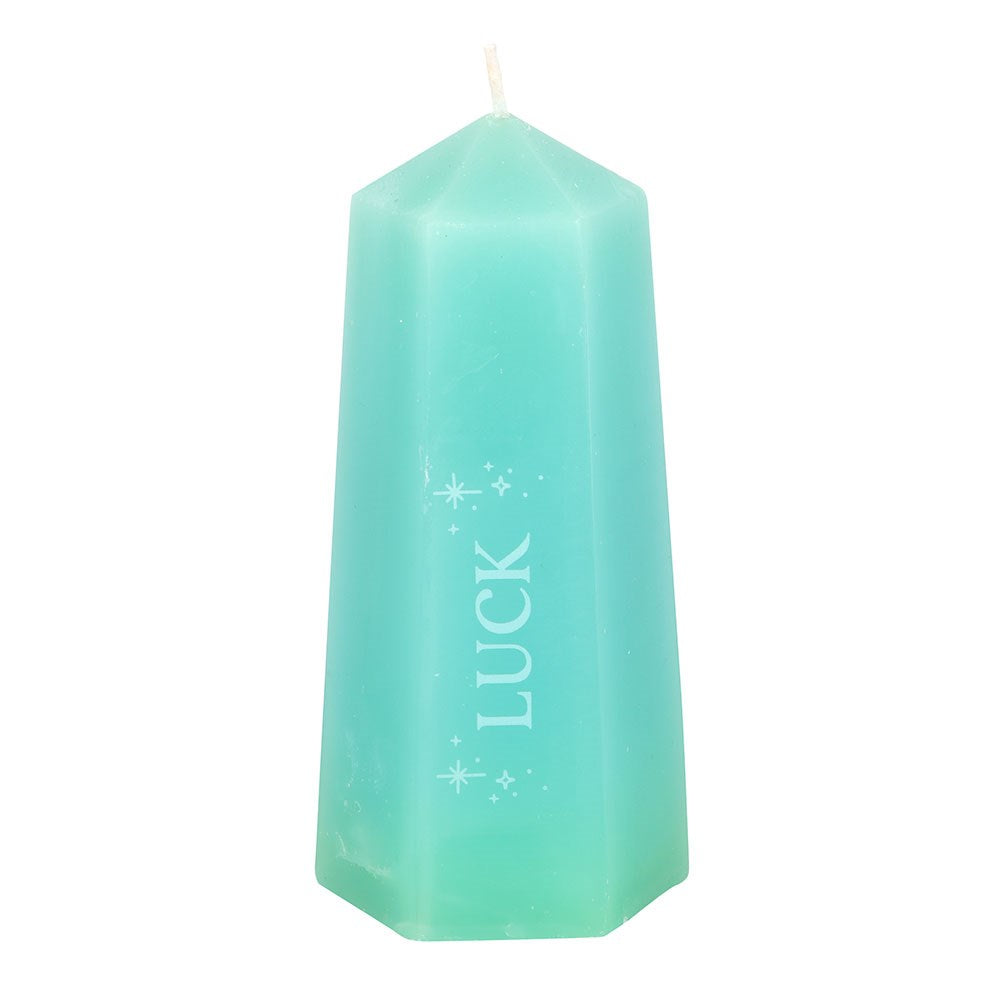Luck Crystal Candle - Green Aventurine