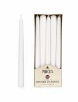 Prices Dinner Candle 10 Pack White