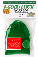 Good Luck Mojo Bag (Green Aventurine Crystal)