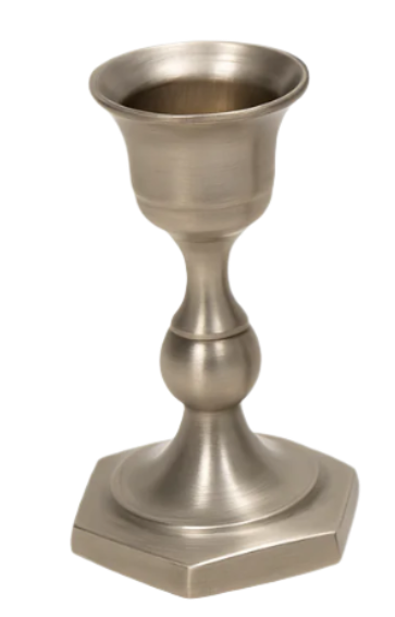 Petit bougeoir en étain