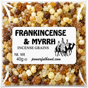 Frankincense & Myrrh Incense Grains Powerfulhand.com