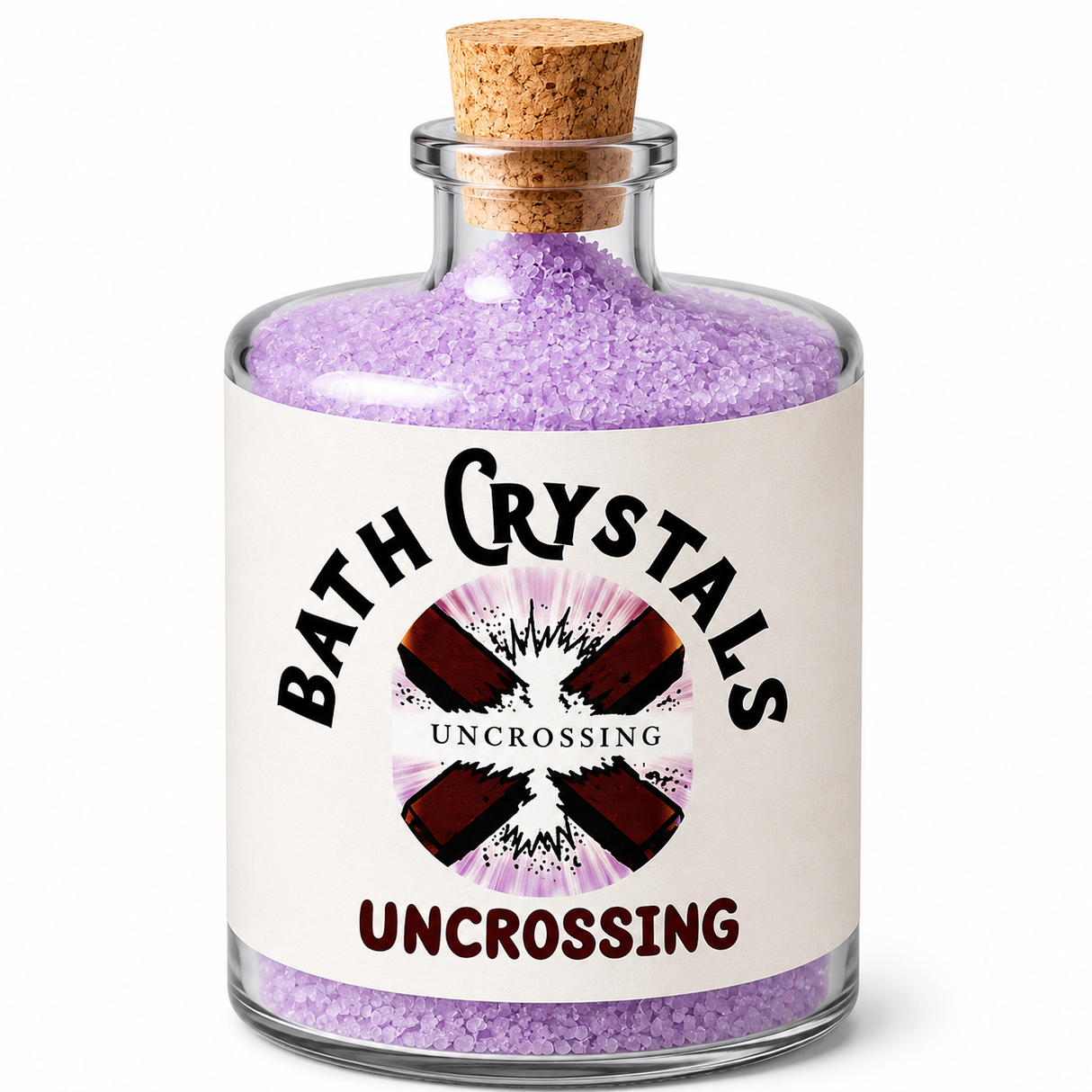 Uncrossing Bath Salt Crystals