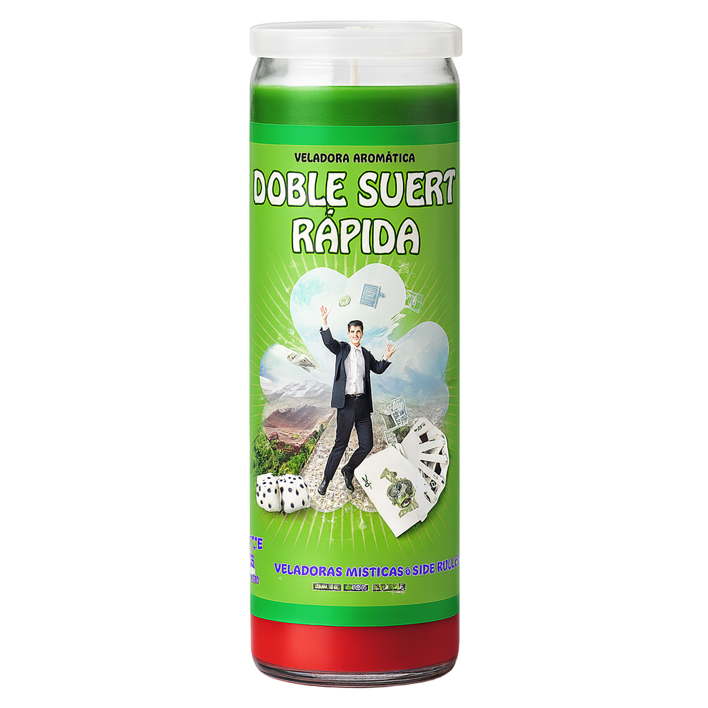 Double Fast Luck Dressed Candle