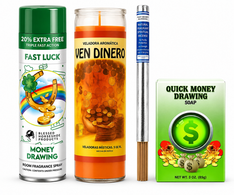 Money Drawing Ritual Gift Kit Powerful Hand