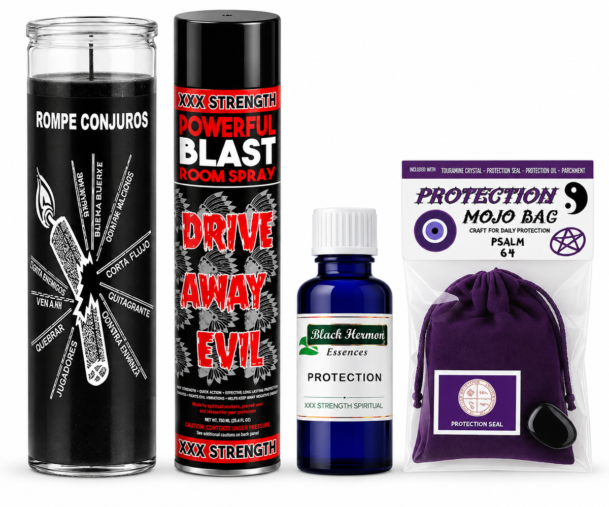 Protection & Reversing Ritual Gift Kit Powerful Hand