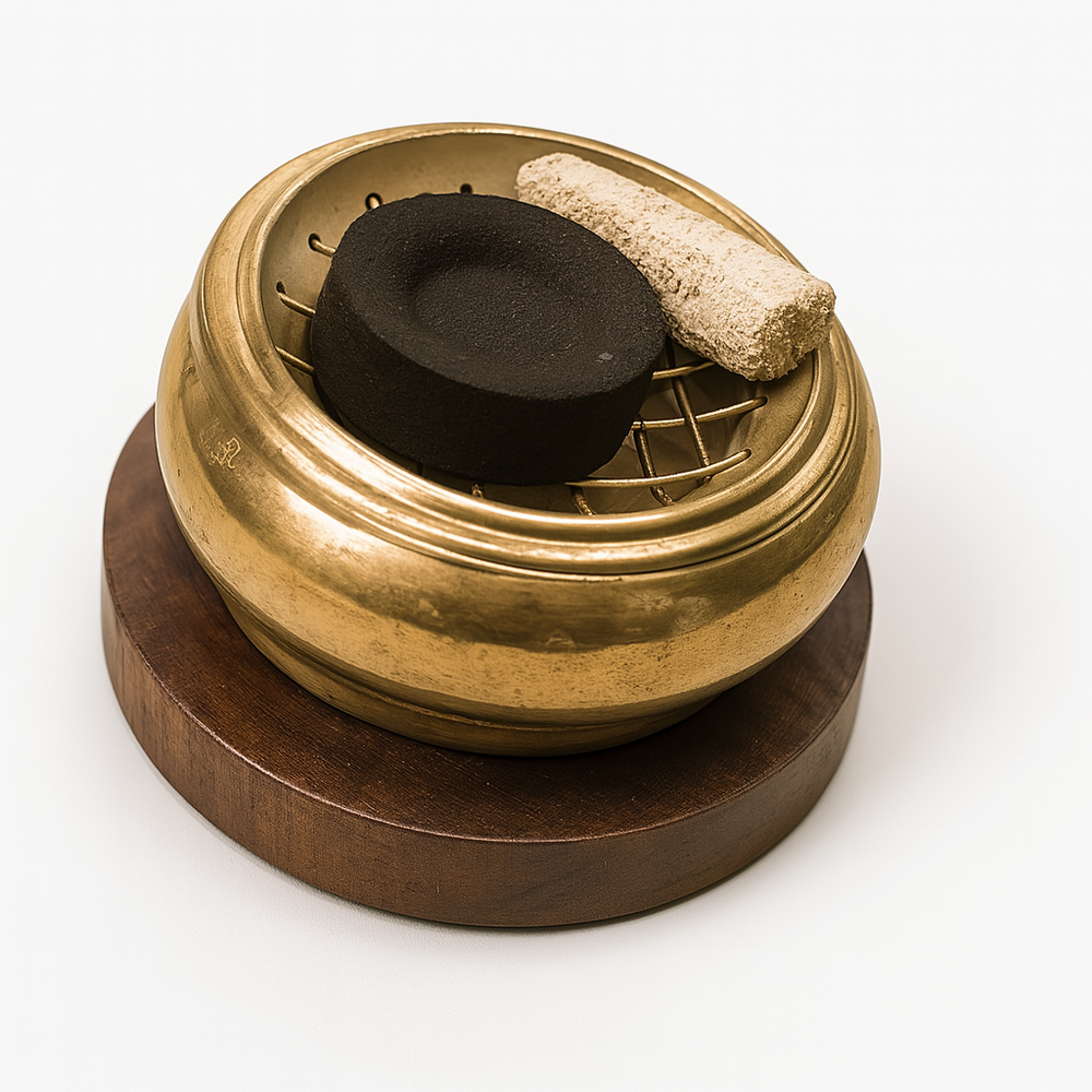 Brûleur d'encens en laiton de 2,5 po