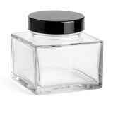 200ml EMPIRE Glass Jar with Black Screw Cap
