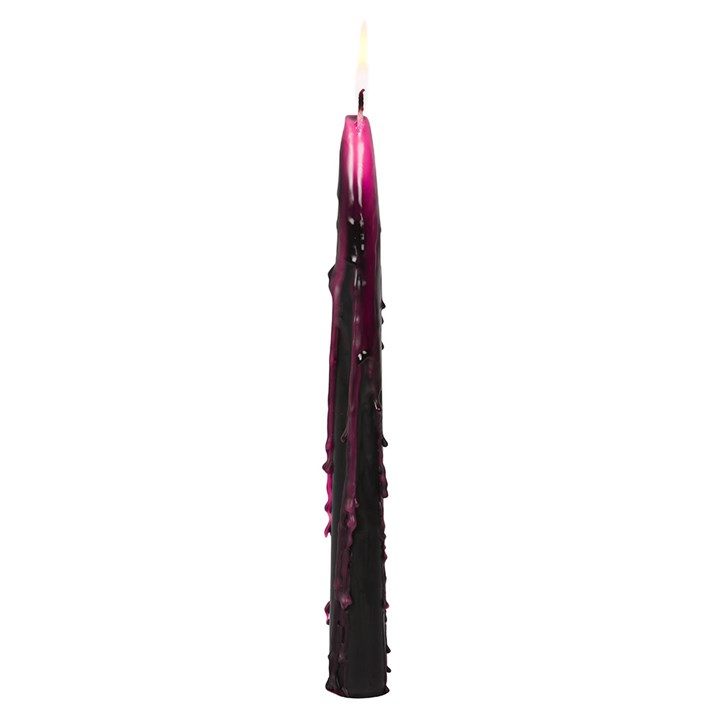 Vampire Tears Pink Taper Candles - Set of 4