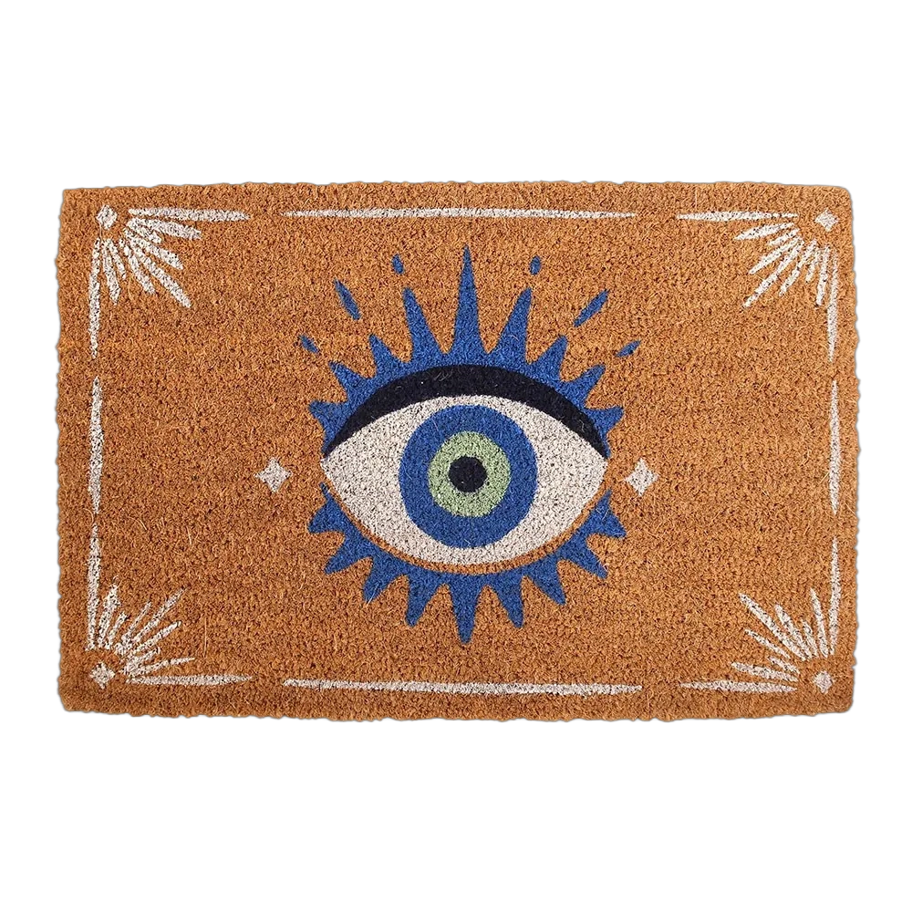 Natural All-Seeing Eye Doormat