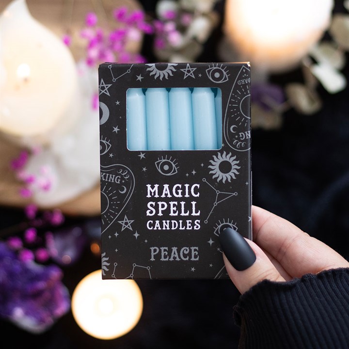 Light Blue Peace Spell Candles – Pack of 12