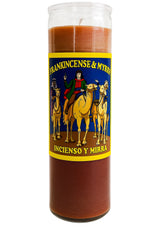 Frankincense & Myrrh Dressed Candle
