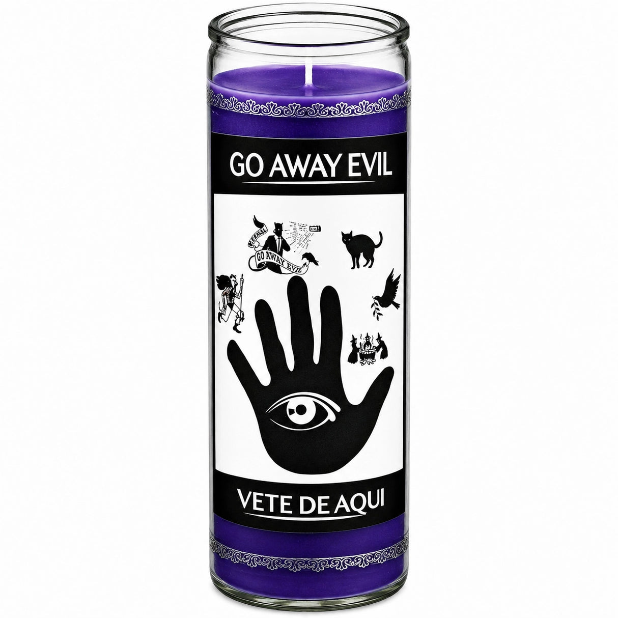 Go Away Evil Candle Powerfulhand.com