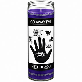 Go Away Evil Candle Powerfulhand.com
