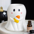 Candy Corn Ghost Ceramic Oil Burner & Wax Warmer