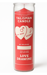 Love Drawing Pullout Candle