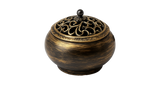 Tibetan Style Incense Burner with Bronze Effect