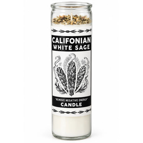 Californian White Sage Purifying Candle Powerfulhand.com