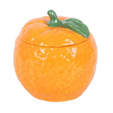 Orange Ceramic Candle Jar