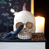 Skull & Snake Resin Ornament