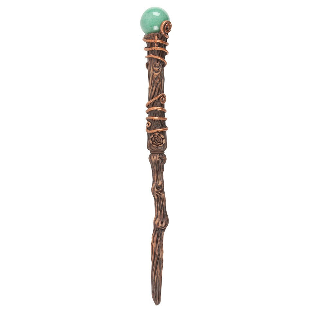 Abundance Crystal Wand - Green Aventurine