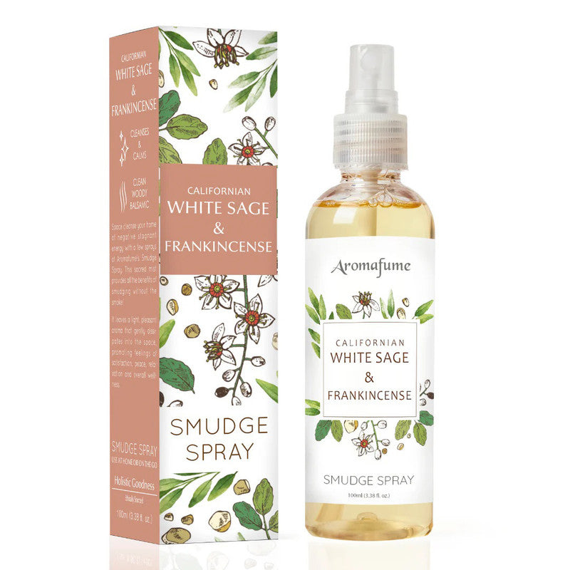 White Sage & Frankincense Smudge Spray (100ml)