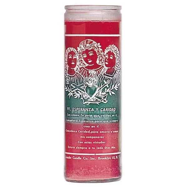 Faith Hope & Charity Crusader Candle