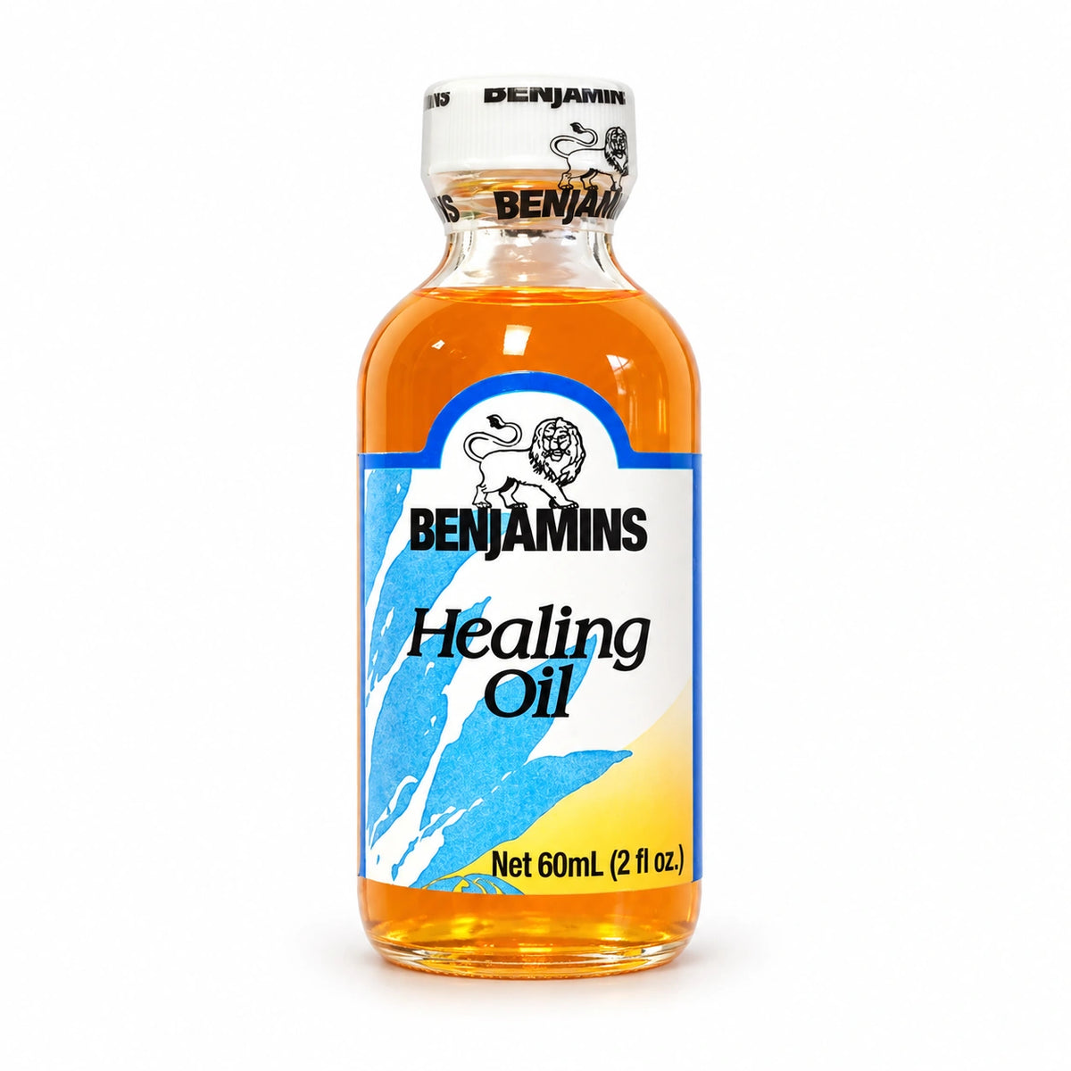 Benjamins Healing Oil 60ml bottle on a white background