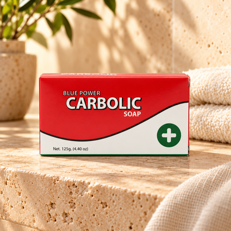Blue Power Carbolic Soap 125g lifestyle photograph