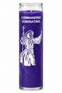 Commanding Candle — white studio background