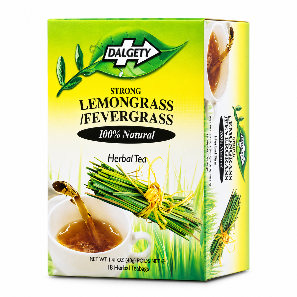 Dalgety Lemongrass Fevergrass Tea studio photograph