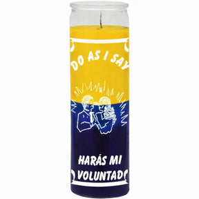 Do As I Say Candle Powerfulhand.com