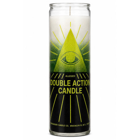 Double Action Evil Eye Crusader Candle Powerfulhand.com