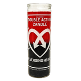 Double Action Reversal Heart Crusader Candle