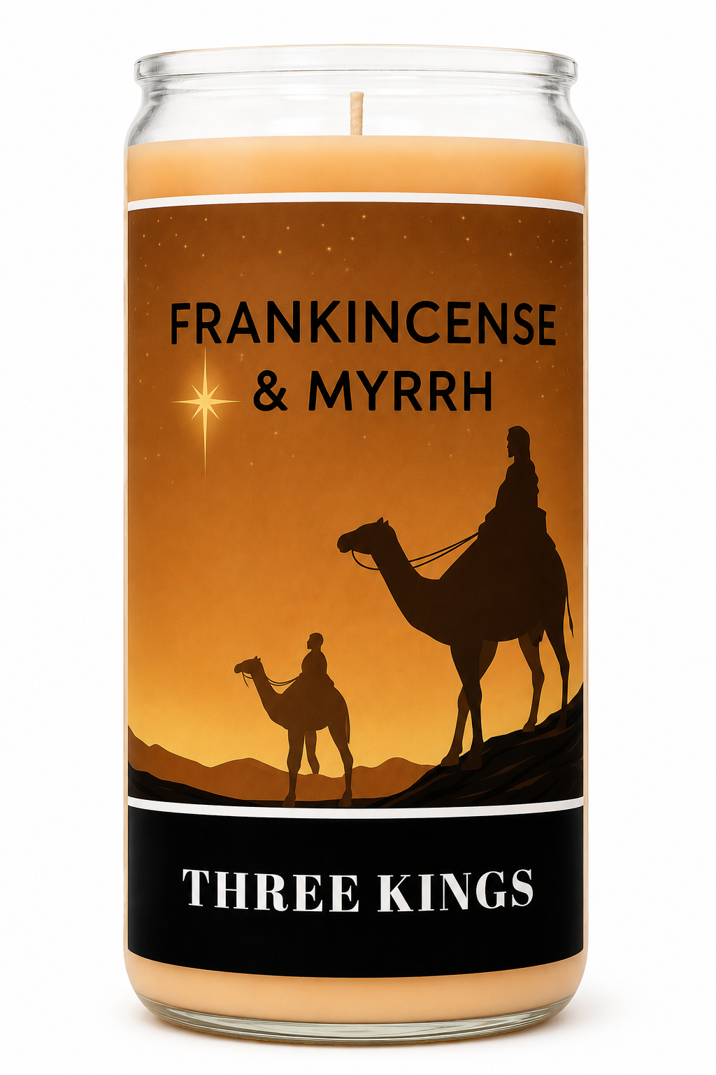 Frankincense & Myrrh 14 Day Dressed Candle