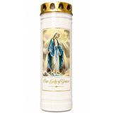 Our Lady of Grace Large Pillar Candle CBC Distributors