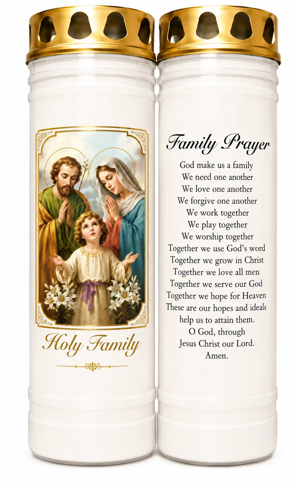 Holy Family Large Pillar Candle CBC Distributors