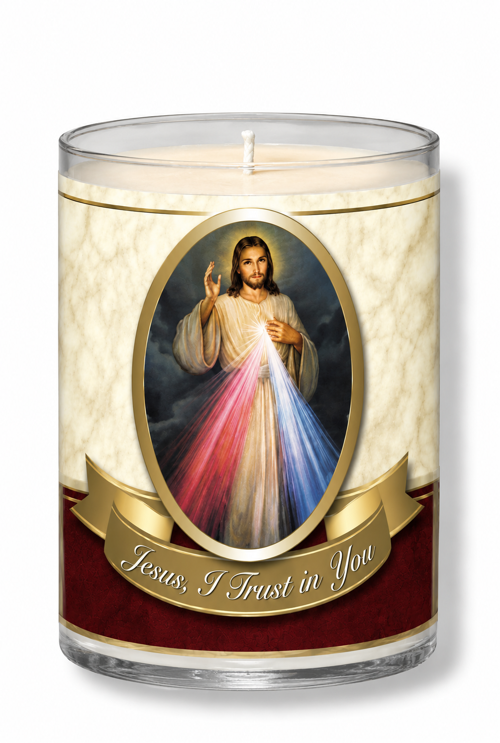 Divine Mercy 24 Hour Votive Candle